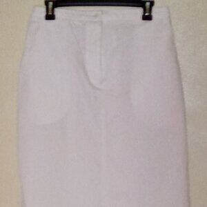 Peaches Uniform White L Scrub Skirt